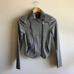 Cute Moto Style Zip Up